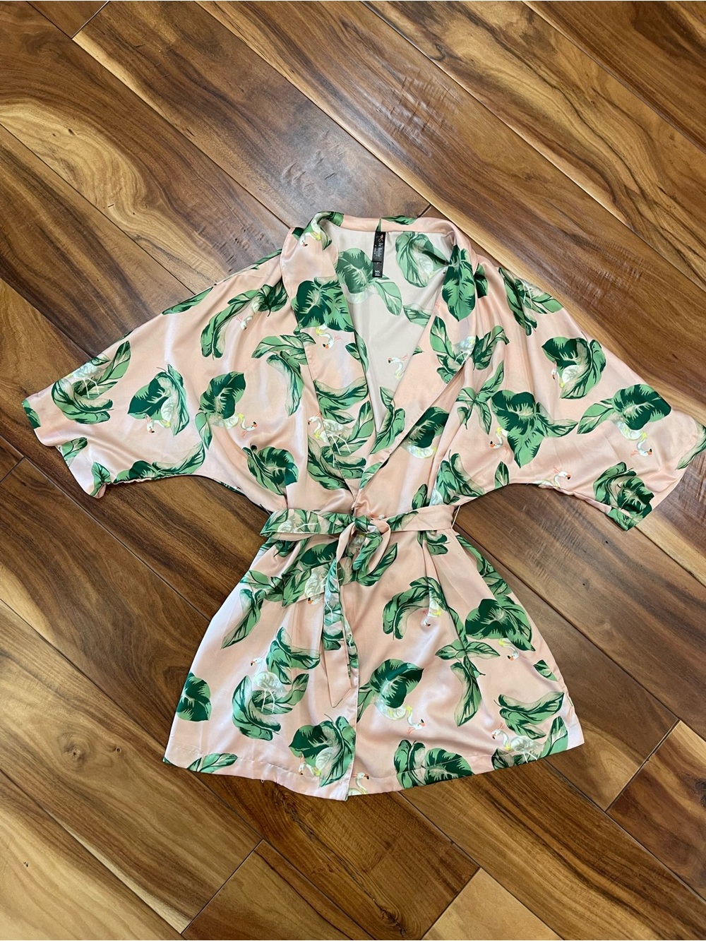 Satin Tropical Print Kimono Robe The Webster Miami at Target limited-edition